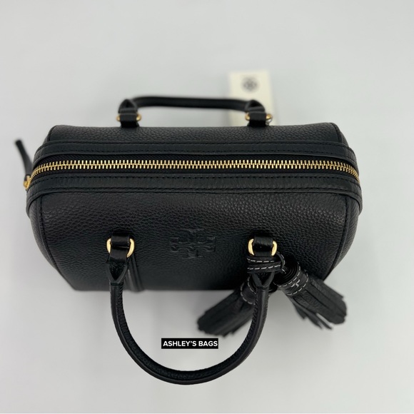 Tory Burch Mini Thea Satchel Crossbody In Black - Picture 5 of 10